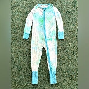 Little Sleepies one piece Tie dye convertible Zippy pajama in Size 18-24 months